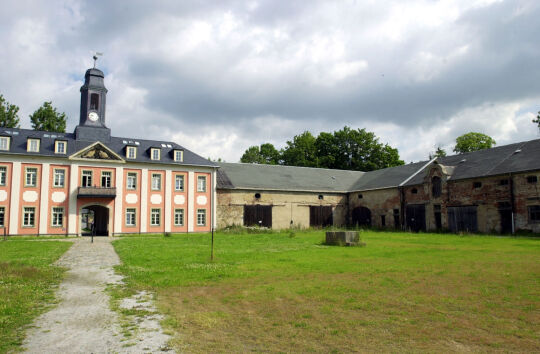 Ansicht von Schloss und Rittergut Großharthau