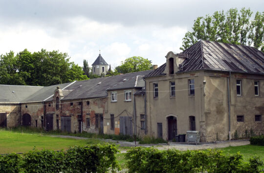 Ansicht von Schloss und Rittergut Großharthau