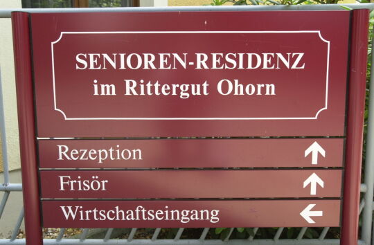 Ansicht des ehemaligen Rittergutes in Ohorn