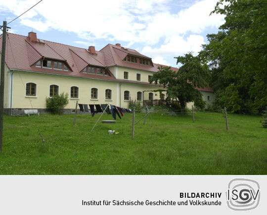 Ansicht des Rittergutes Oberburkau