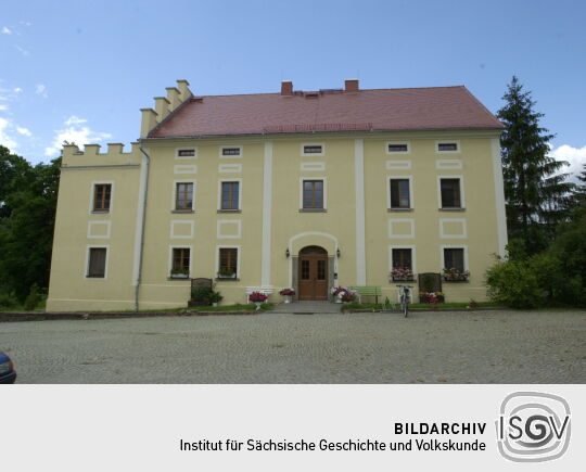 Ansicht des Rittergutes Oberburkau