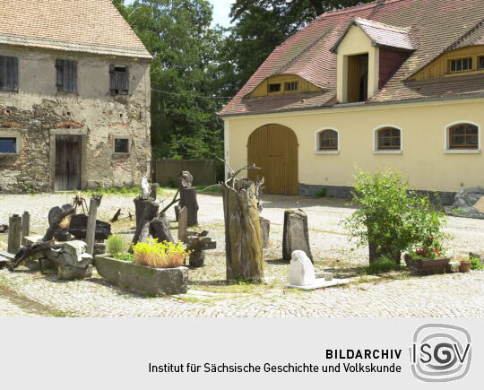 Ansicht des Rittergutes Oberburkau