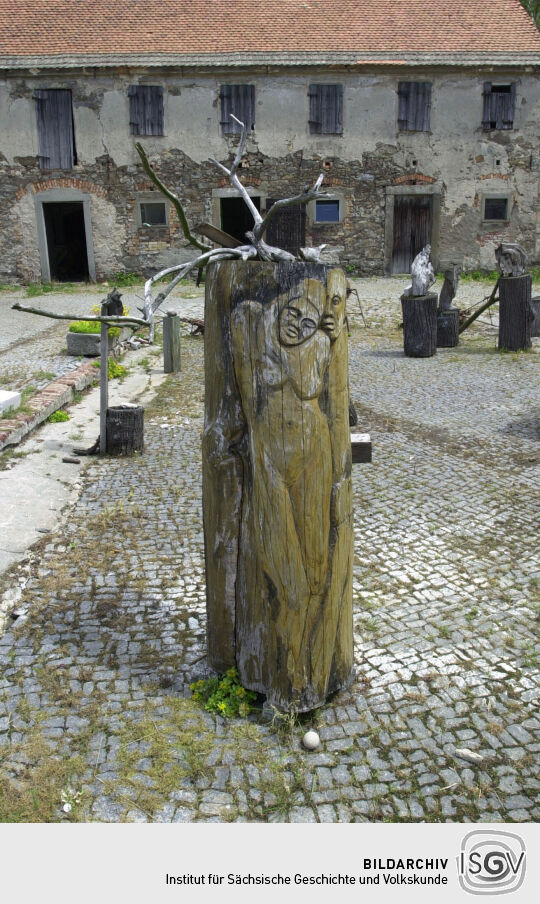Ansicht des Rittergutes Oberburkau