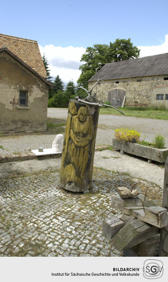 Ansicht des Rittergutes Oberburkau