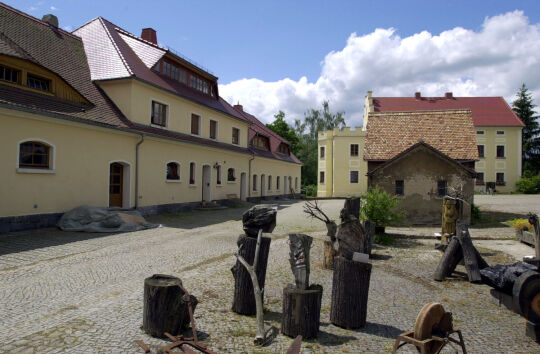 Ansicht des Rittergutes Oberburkau