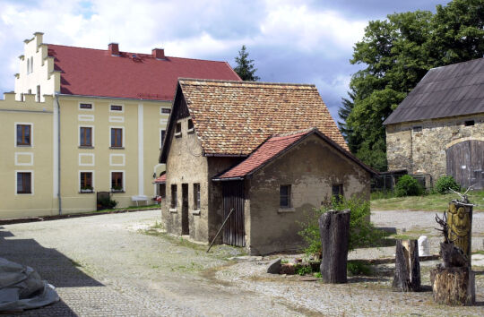 Ansicht des Rittergutes Oberburkau