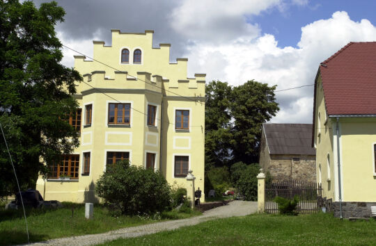 Ansicht des Rittergutes Oberburkau