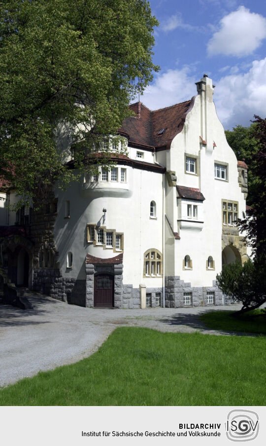 Ansicht von Rittergut und Schloss Elstra