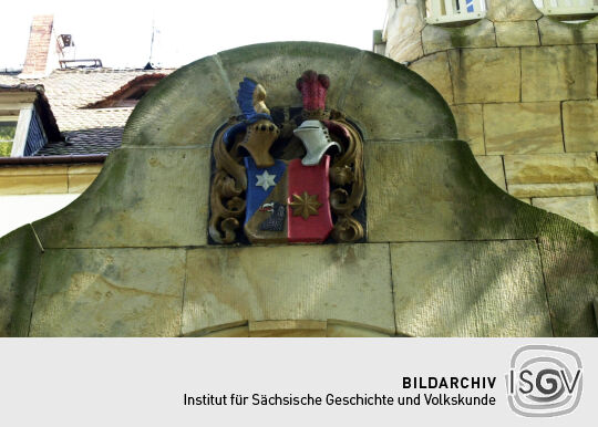 Ansicht von Rittergut und Schloss Elstra