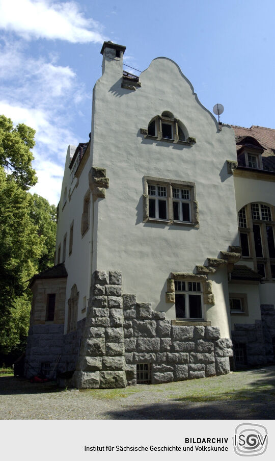 Ansicht von Rittergut und Schloss Elstra