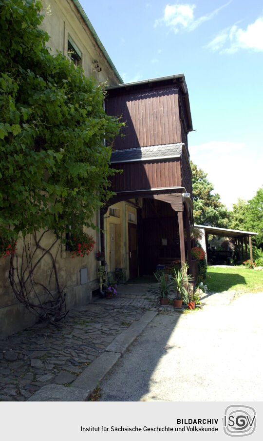 Ansicht von Rittergut und Schloss Elstra