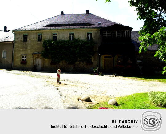 Ansicht von Rittergut und Schloss Elstra