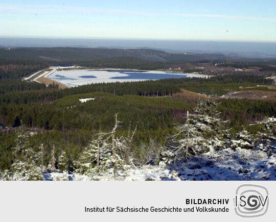 Landschaftsansicht auf dem Kahleberg