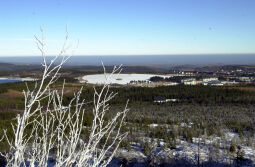 Bild: Landschaftsansicht vom Kahleberg ins Erzgebirgsvorland