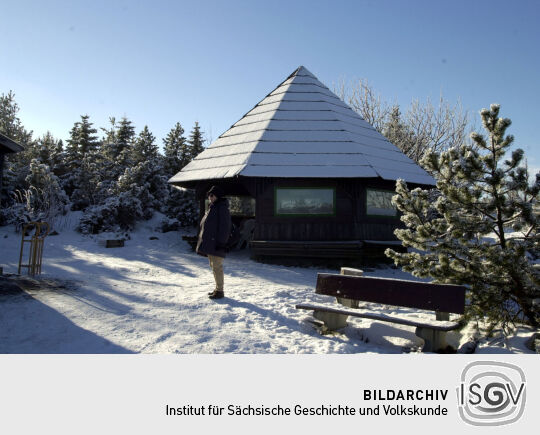 Landschaftsansicht auf dem Kahleberg