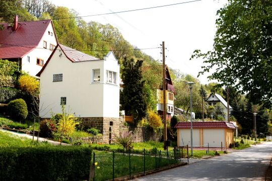 An der Elbe in Pirna-Posta