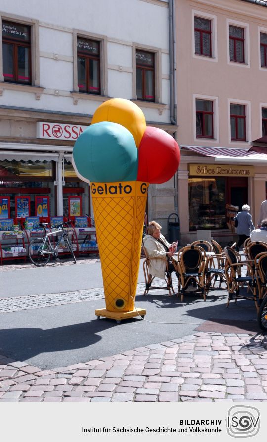 Pirna 2005 nach dem Hochwasser 2002 - Jacobäerstraße Ecke Dohnaische