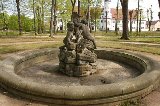 Ansicht von Rittergut, Schloss und Barockgarten in Zabeltitz