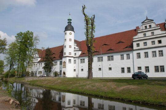 Ansicht von Rittergut, Schloss und Barockgarten in Zabeltitz