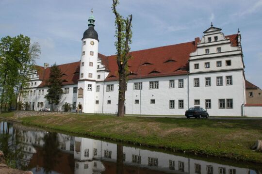 Ansicht von Rittergut, Schloss und Barockgarten in Zabeltitz