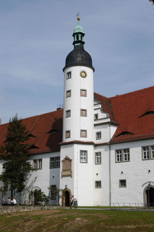 Ansicht von Rittergut, Schloss und Barockgarten in Zabeltitz