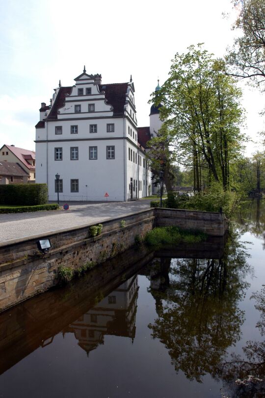 Ansicht von Rittergut, Schloss und Barockgarten in Zabeltitz