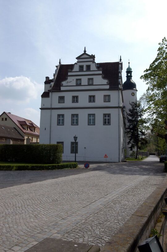 Ansicht von Rittergut, Schloss und Barockgarten in Zabeltitz