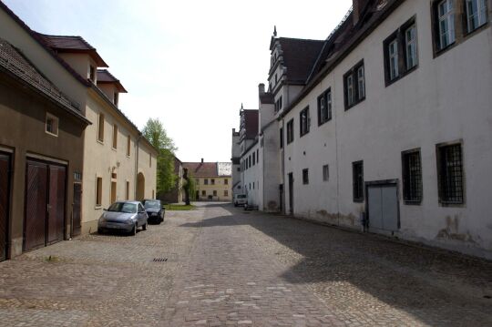 Ansicht von Rittergut, Schloss und Barockgarten in Zabeltitz