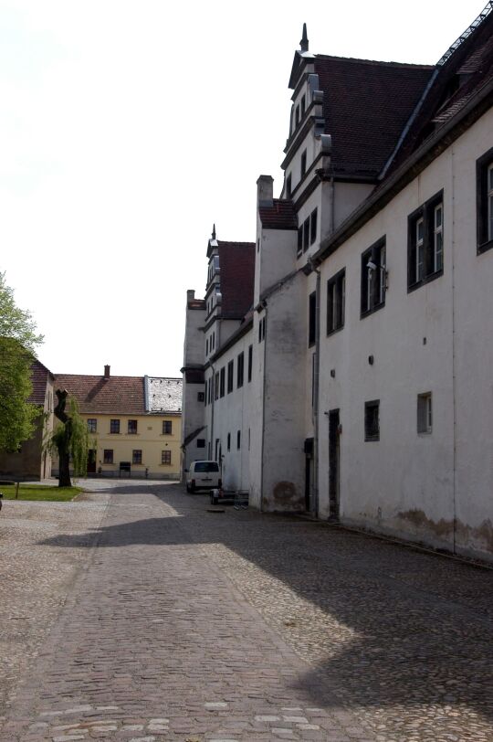 Ansicht von Rittergut, Schloss und Barockgarten in Zabeltitz