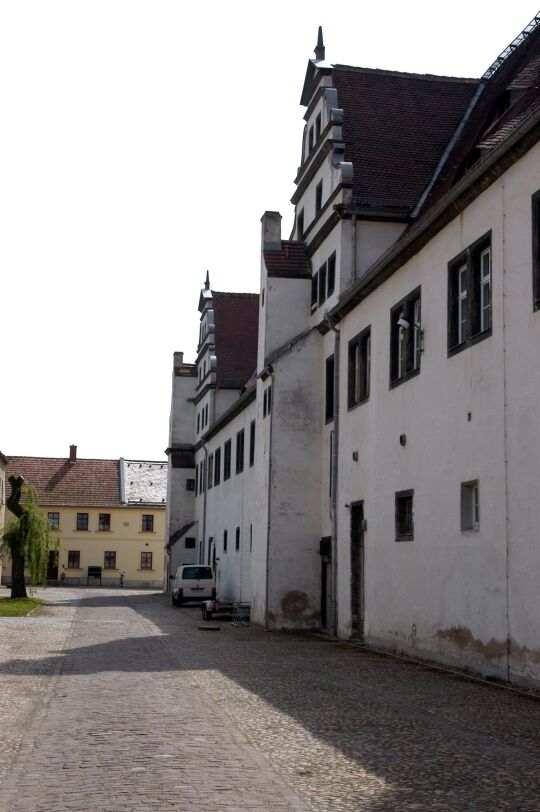 Ansicht von Rittergut, Schloss und Barockgarten in Zabeltitz