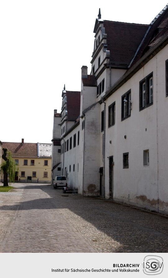 Ansicht von Rittergut, Schloss und Barockgarten in Zabeltitz