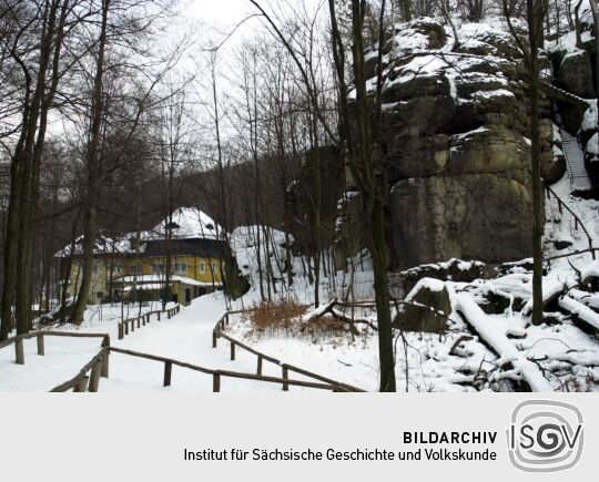 Landschaftsansicht in der Sächsischen Schweiz