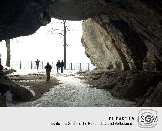 Landschaftsansicht in der Sächsischen Schweiz