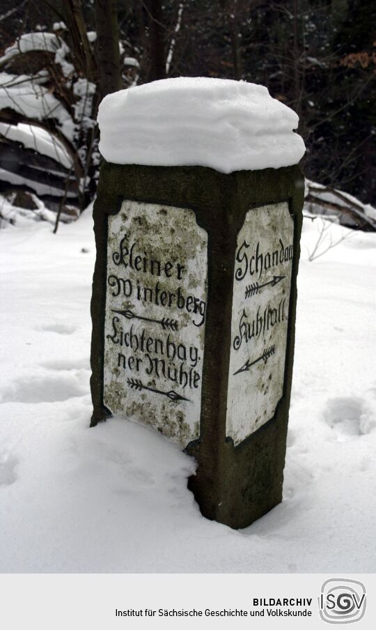 Landschaftsansicht in der Sächsischen Schweiz