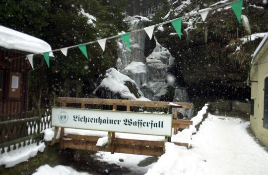 Landschaftsansicht in der Sächsischen Schweiz