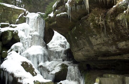 Landschaftsansicht in der Sächsischen Schweiz