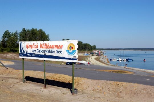 Landschaftsansicht am Geierswalder See