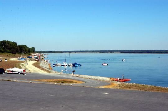 Landschaftsansicht am Geierswalder See