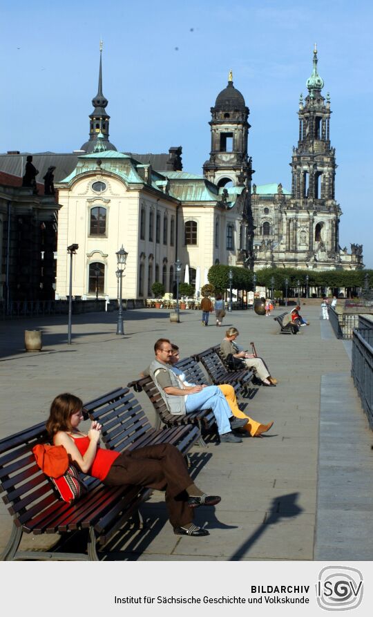 Ansicht der Altstadt in Dresden