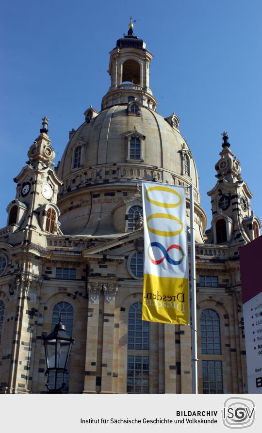 Ansicht der Altstadt in Dresden