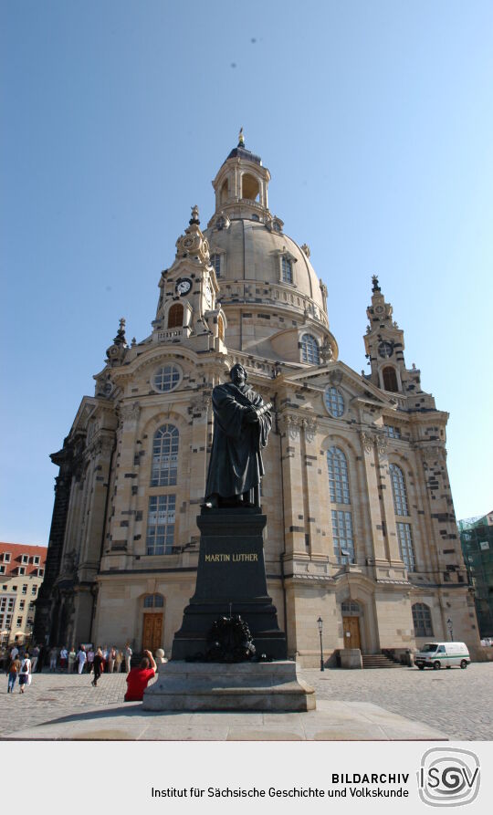 Ansicht der Altstadt in Dresden