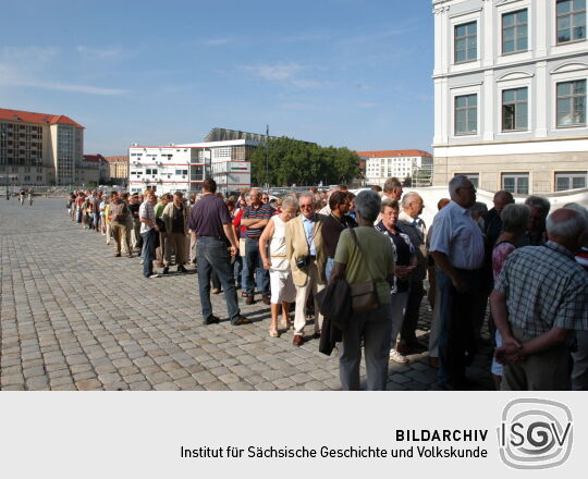 Ansicht der Altstadt in Dresden
