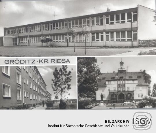 Postkarte: Gröditz, Kr. Riesa