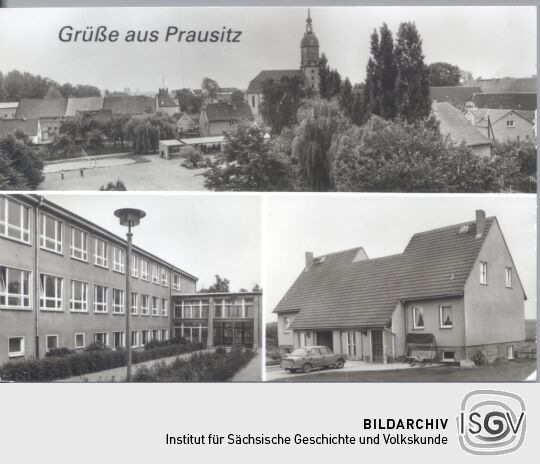 Postkarte: Grüße aus Prausitz