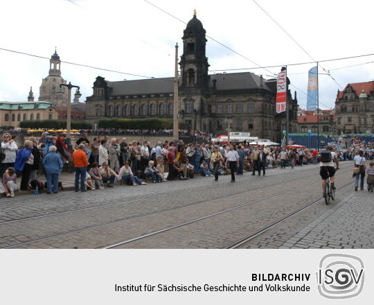 Festumzug zur 800-Jahr-Feier in Dresden