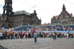 Bild: Festumzug zur 800-Jahr-Feier in Dresden