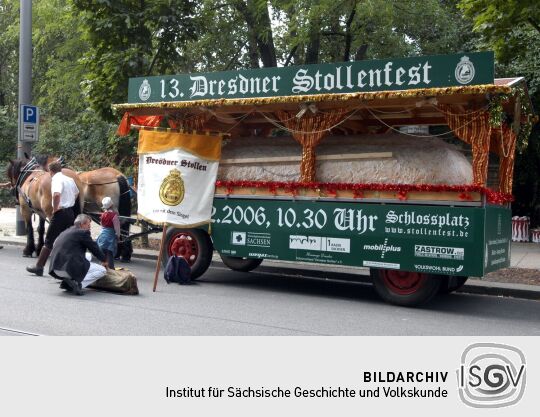 Festumzug zur 800-Jahr-Feier in Dresden