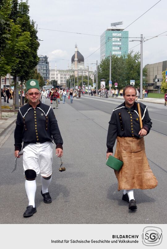 Festumzug zur 800-Jahr-Feier in Dresden