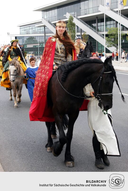 Festumzug zur 800-Jahr-Feier in Dresden