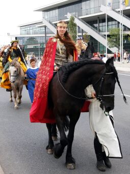 Bild: Festumzug zur 800-Jahr-Feier in Dresden